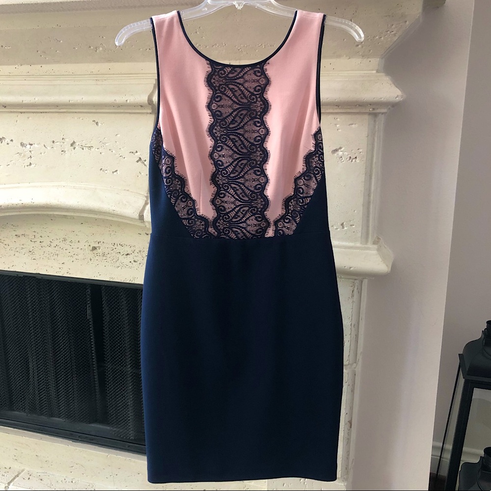 Pink & Navy dress from The Limited (worn 1x)